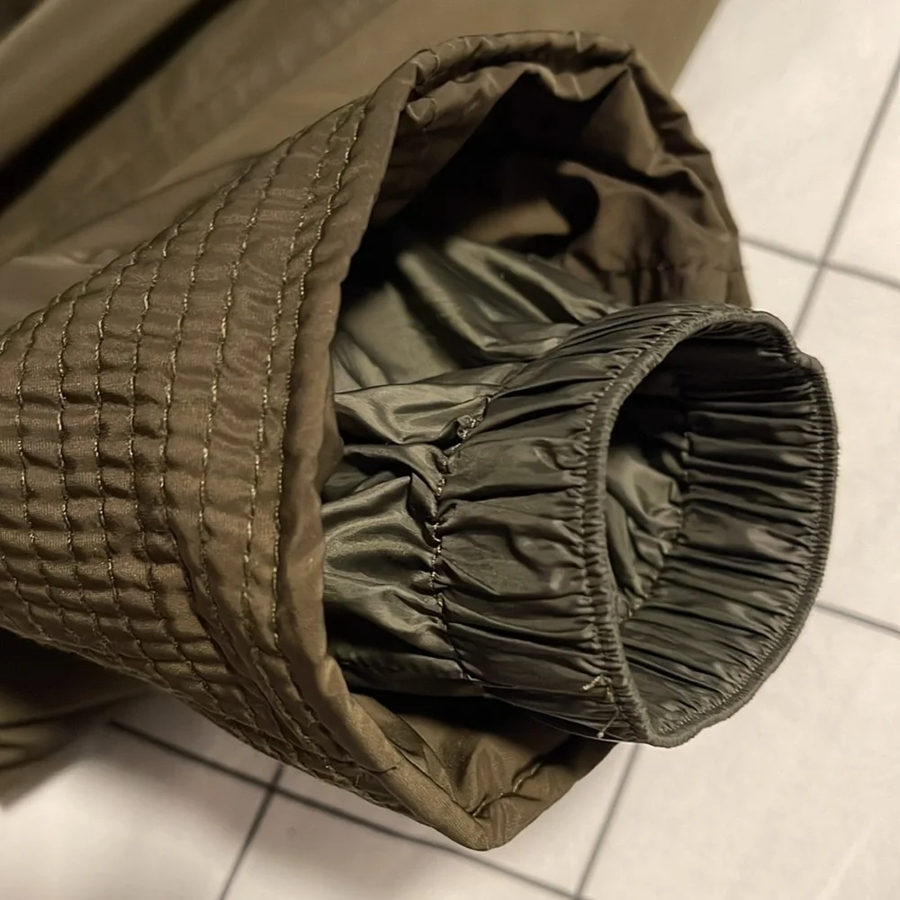 BURBERRY Portobello Women's Parka Hooded Jacket - 10 US Dark Olive - Picture 16 of 16